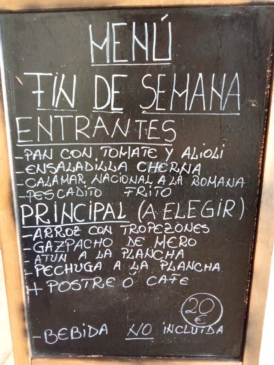 Menu Restaurante Playa-2